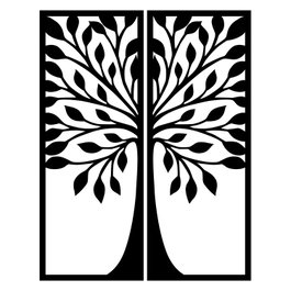 Wallity Efsane Accesorio de Pared de Metal Negro